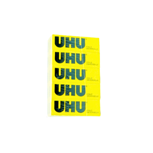 Colle UHU Tube N°13 – Pack de 5 Tubes – Adhérence Fiable