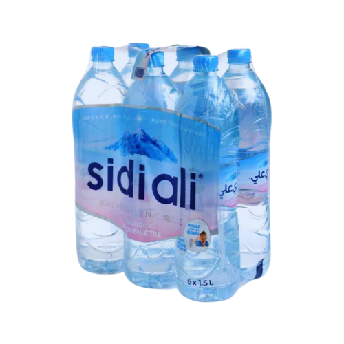 Eau minérale Sidi Ali pack de 6 x 1,5L