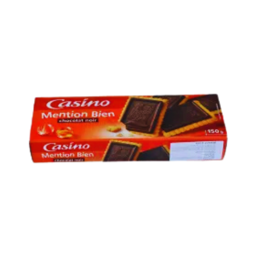 Biscuits chocolat noir Mention Bien 150g